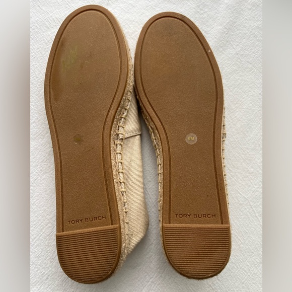 New Tory Burch Espadrilles with embroidered leather flowers Size 6 - Picture 8 of 9